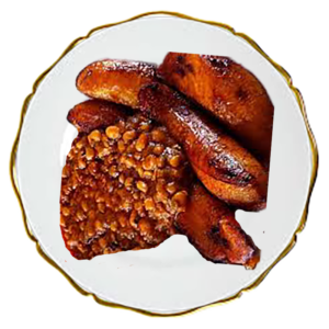 Red Red (Fried Plantain & Beans)